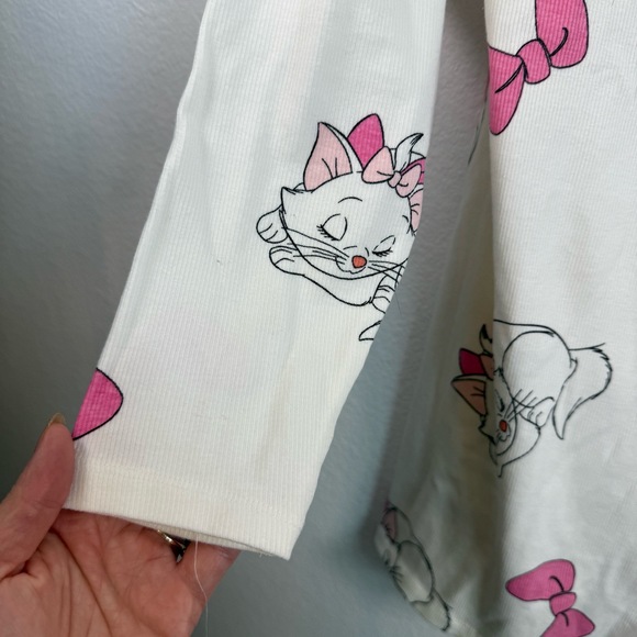 NWT Disney Pajama Romper Womens XL White Pyjama Long Sleeve Lounge Sleep - Picture 6 of 7